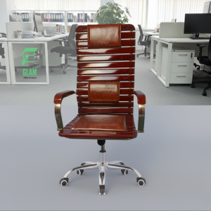 GLAM Mahogany Wood Chair